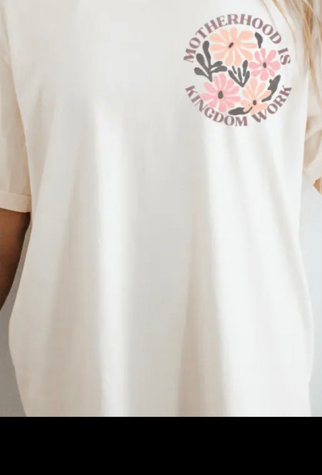 Motherhood Is Kingdom Work Tee